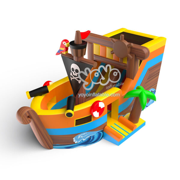 Pirate Ship Inflatable Obstacle Course YY-SL23075 1