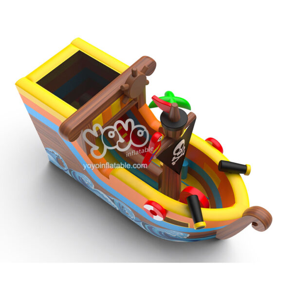 Pirate Ship Inflatable Obstacle Course YY-SL23075 2