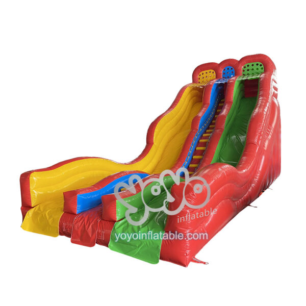 Rainbow Wave Dual Lane Inflatable Slide YY-SL2304 1