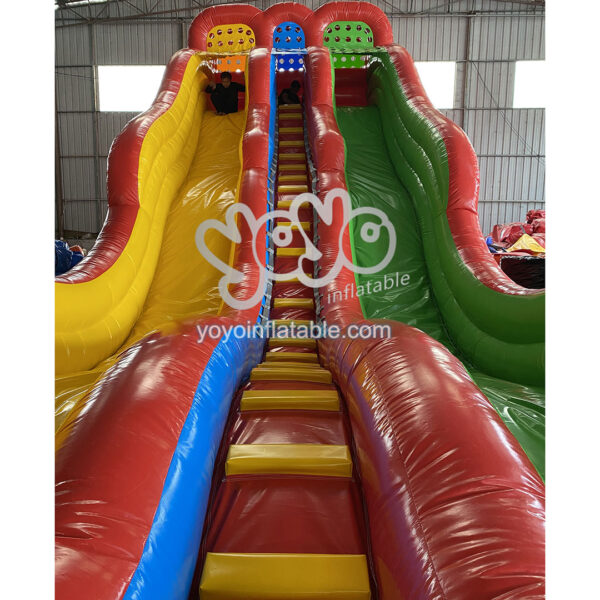 Rainbow Wave Dual Lane Inflatable Slide YY-SL2304 4