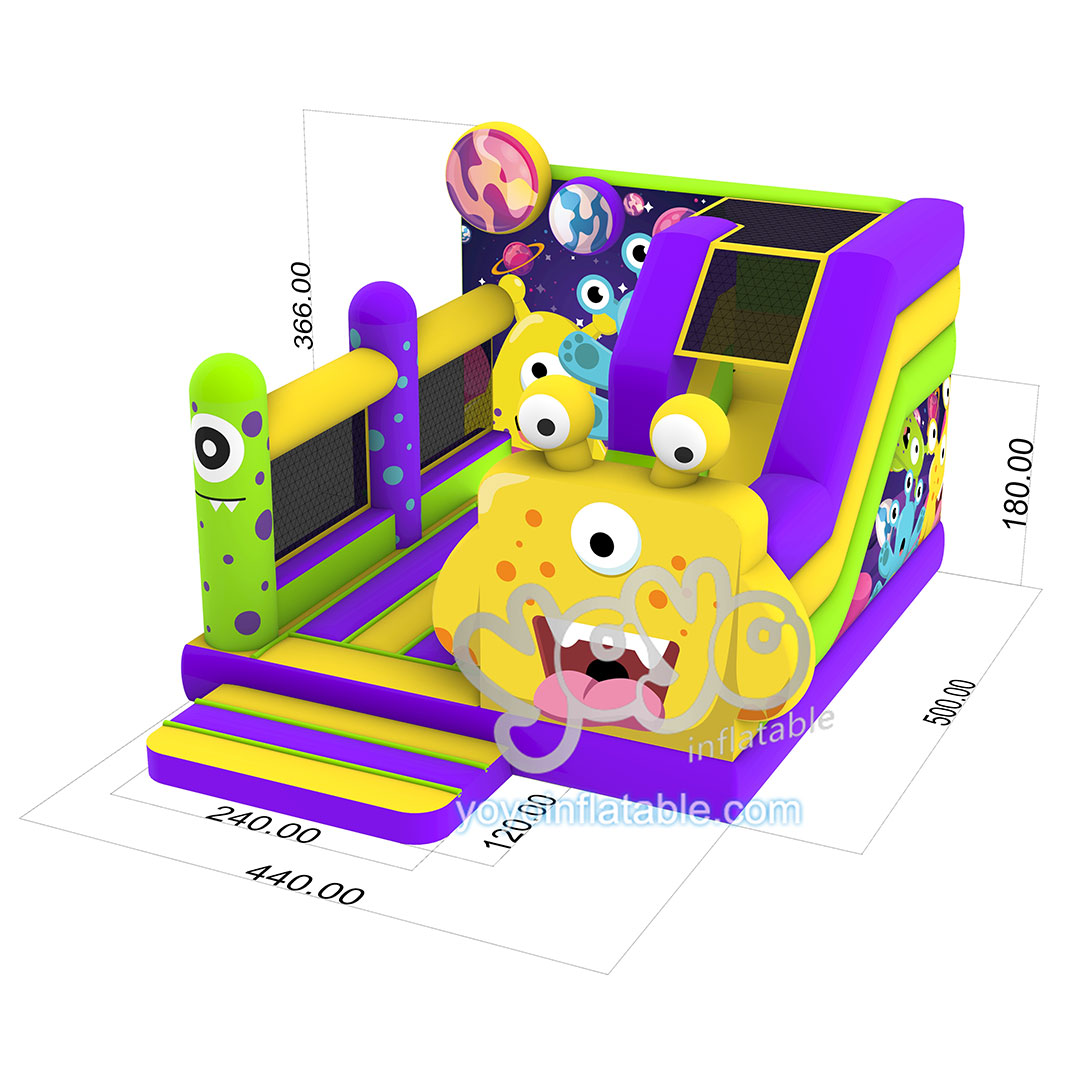 Space Monster Inflatable Combo House YY-CO230822 6
