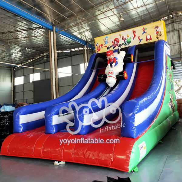 Racing Mario Inflatable Dry Slide YY-SL230846 2