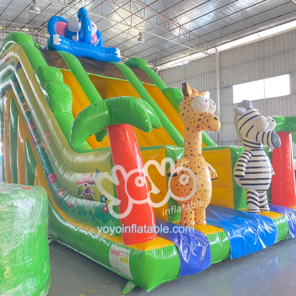 Savannah Animal World Inflatable Slide YY-SL230847 2