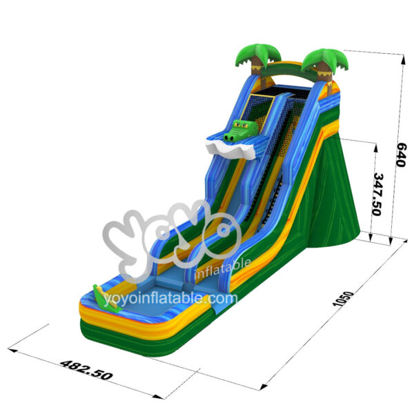 Alligator Commercial Grade Inflatable Water Slide YY-WSL23065-B 1