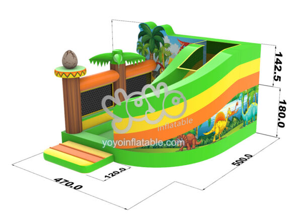 Commercial Dinosaur Pool Water Slide YY-WSL23068 4