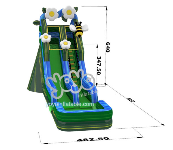 Honey Bee Commercial Grade Inflatable Water Slide YY-WSL23065-D 2