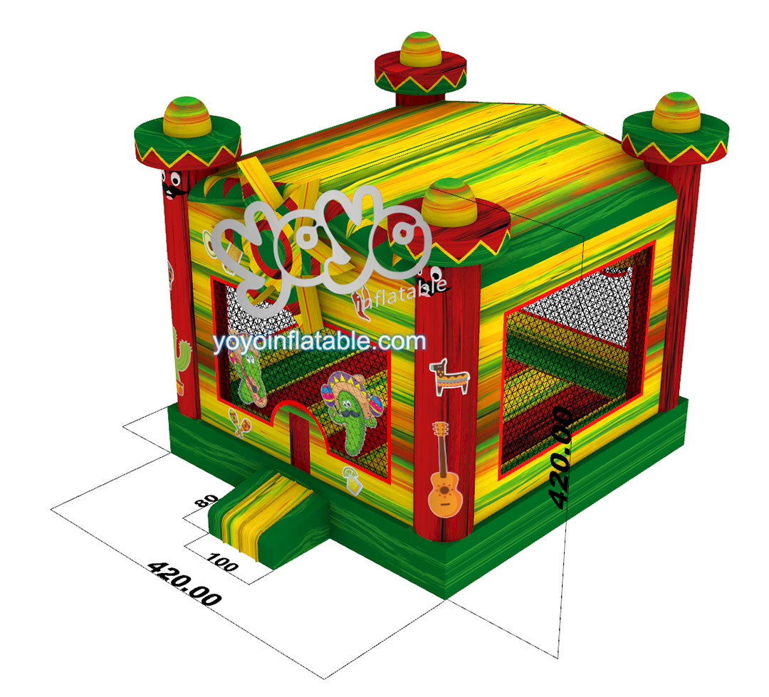 Mexican Style Commercial Grade Bounce House YY-BO231203 5