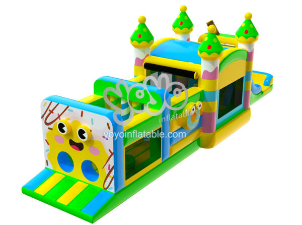 Sweets Wet Dry Bounce House Slide Combo YY-WCO23087-A 2