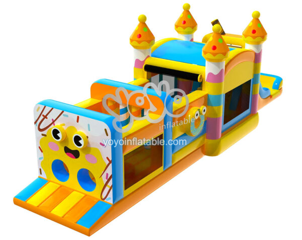 Sweets Wet Dry Bounce House Slide Combo YY-WCO23087-B 2