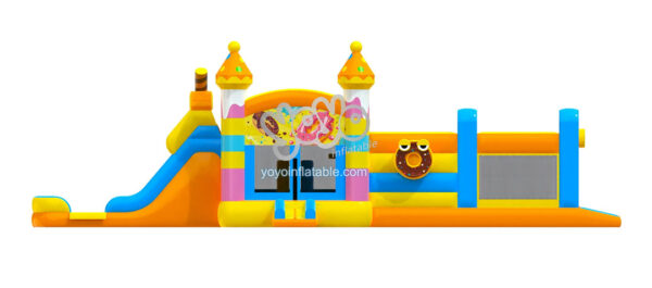 Sweets Wet Dry Bounce House Slide Combo YY-WCO23087-B 3