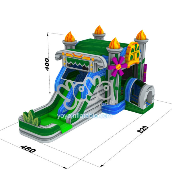 Wet Dry Bounce House Slide Combo YY-WCO23086-C 1