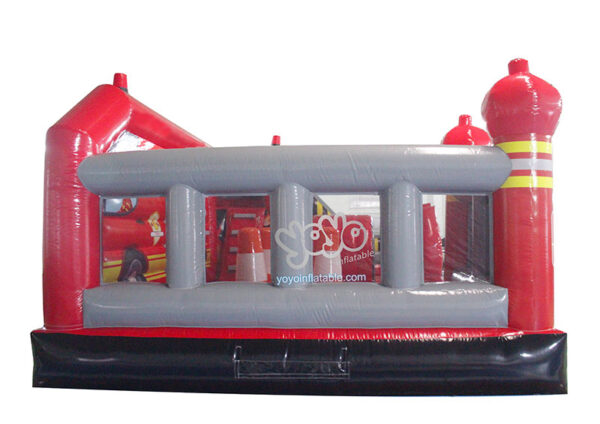 Fire Truck Bounce House and Slide Combo YY-CO240304 3