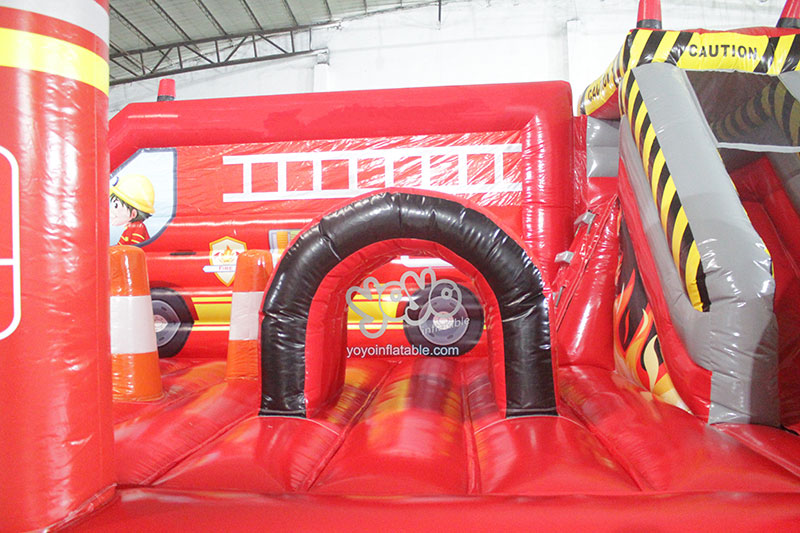 Fire Truck Bounce House and Slide Combo YY-CO240304 6