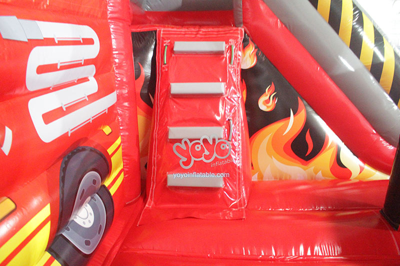 Fire Truck Bounce House and Slide Combo YY-CO240304 8