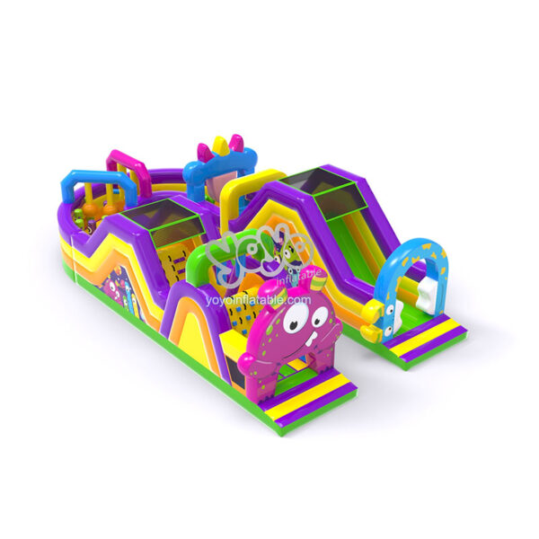 Monster Inflatable Bouncy Obstacle Course Jumper YY-OB240301 1