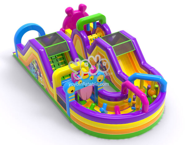 Monster Inflatable Bouncy Obstacle Course Jumper YY-OB240301 2