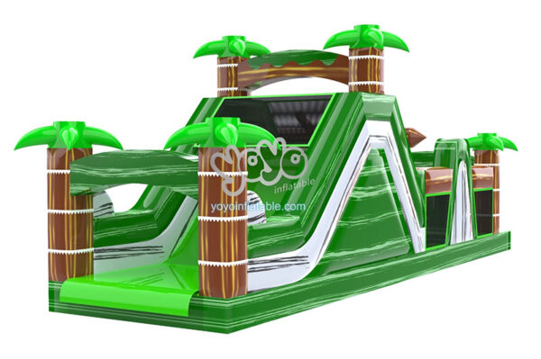 Tropical Commercial Inflatable Obstacle Course YY-OB240401 2