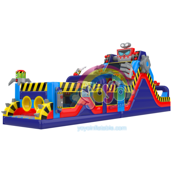 Robot Invasion Obstacle Course Bounce House YY-OB241007 (1)