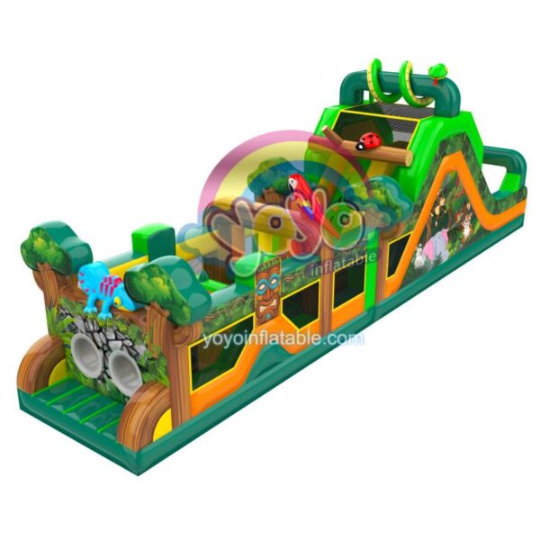 Jungle Adventure Inflatable Obstacle Course YY-OB250111 (1)