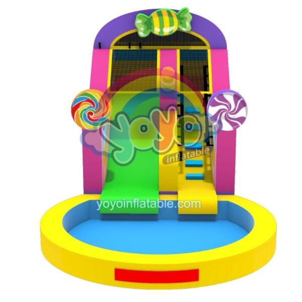 Candy Kingdom Inflatable Commercial Water Slide YY-WSL250435 (2)
