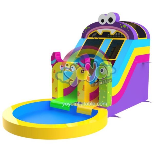 Commercial Monster Themed Inflatable Water Slide YY-WSL250424 (1)
