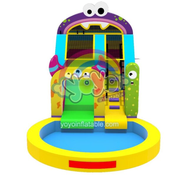 Commercial Monster Themed Inflatable Water Slide YY-WSL250424 (2)