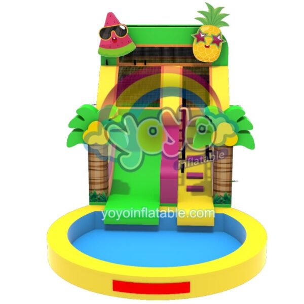 Inflatable Tropical Fruits Commercial Water Slide YY-WSL250429 (2)