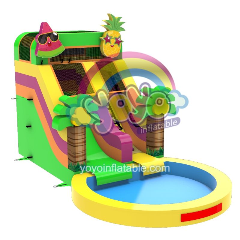Inflatable Tropical Fruits Commercial Water Slide YY-WSL250429 (3)