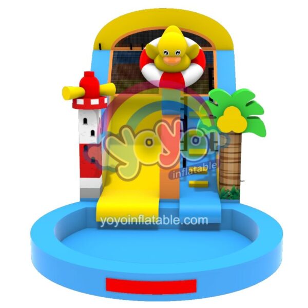 Surfing Duck Inflatable Commercial Water Slide YY-WSL250427 (2)
