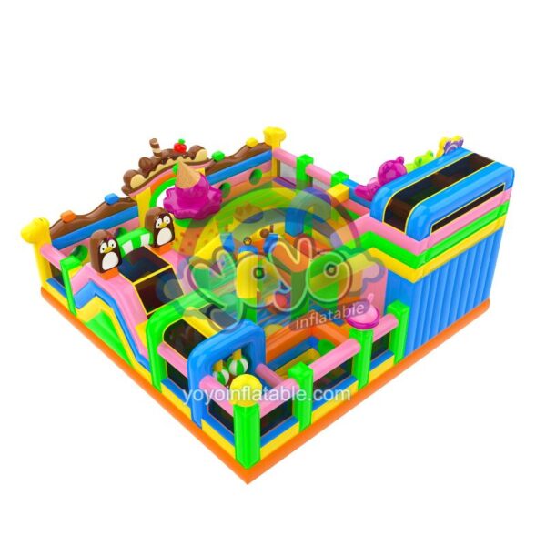 Sweet Animals Outdoor Inflatable Theme Park YY-BP250407 (2)