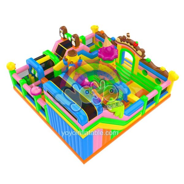 Sweet Animals Outdoor Inflatable Theme Park YY-BP250407 (3)